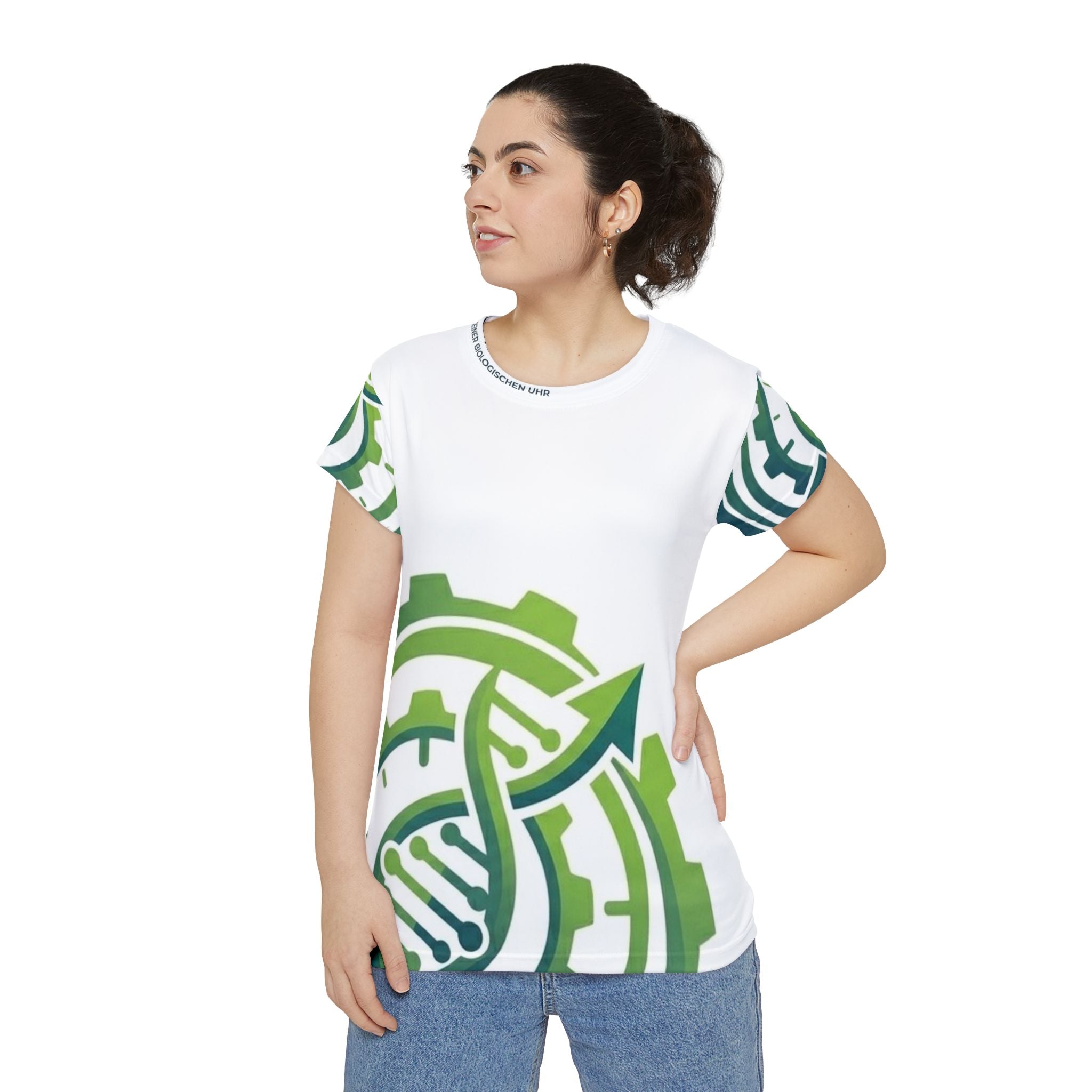 Biohacking Gear Women's Short Sleeve Shirt — Scarbellys DNA